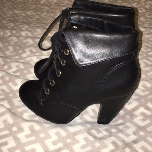 High heel ankle boots